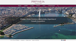 Desktop Screenshot of privalia-immobilier.ch